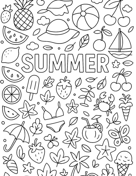 Seasonal Elf — Coloring Pages for Kids Ages 4-10