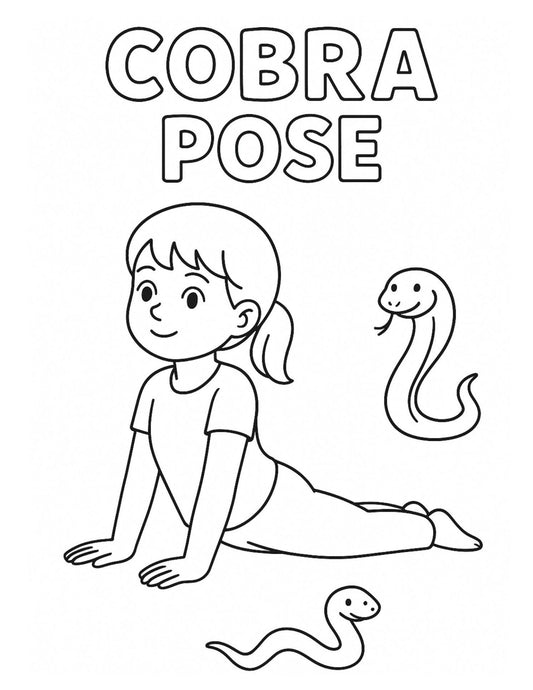 Kids Yoga with Animals - Playful Yoga Poses and Coloring Fun