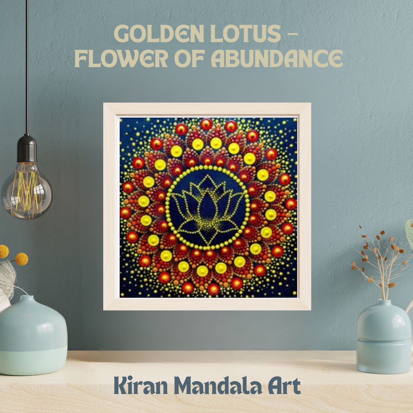 GOLDEN LOTUS — FLOWER OF ABUNDANCE