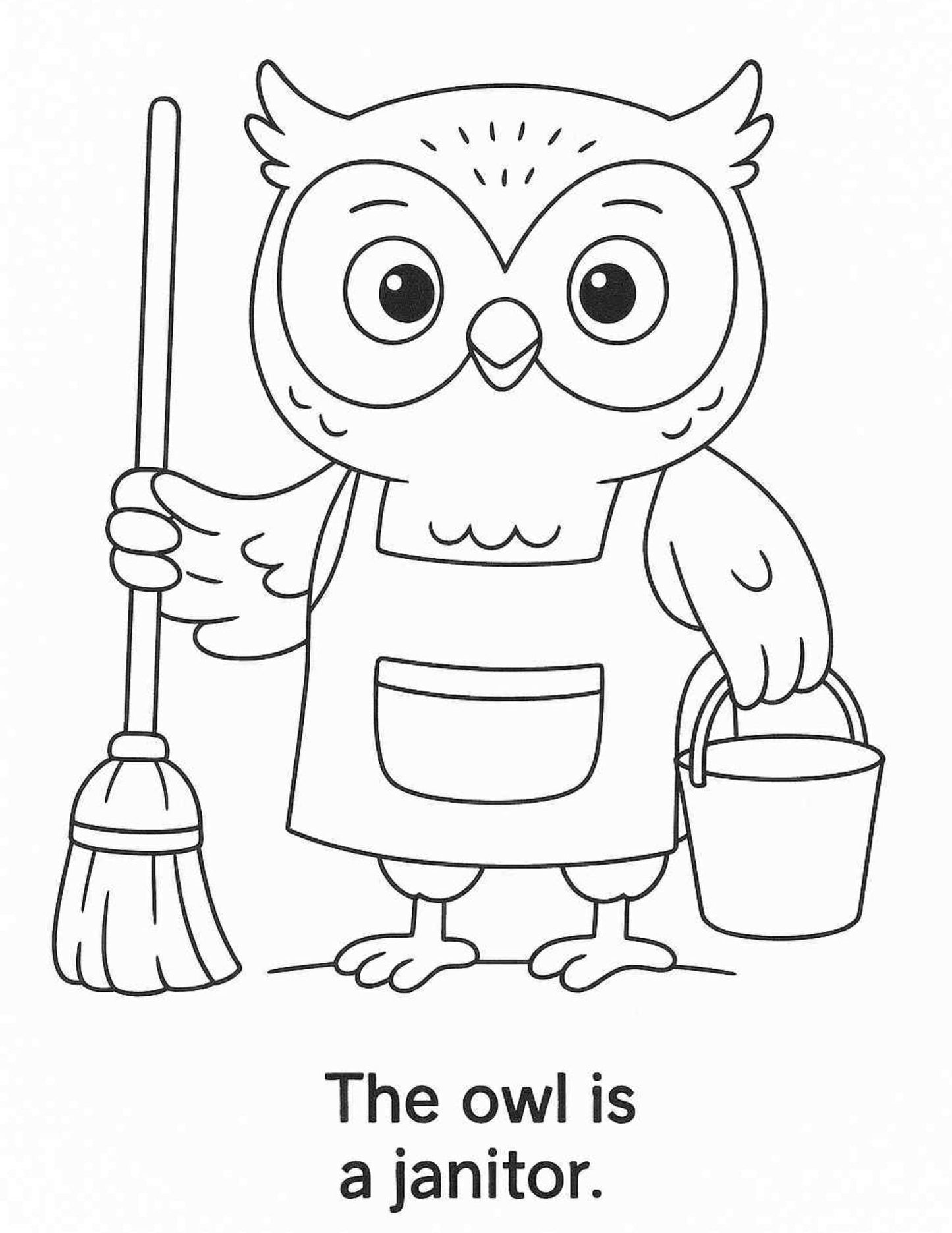 What Will I Be? - Animal Professions Coloring Pages