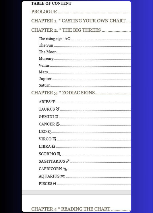 THE BEGINNER'S GUIDE TO ASTROLOGY CHART INTERPRETATION – FREE DOWNLOAD!