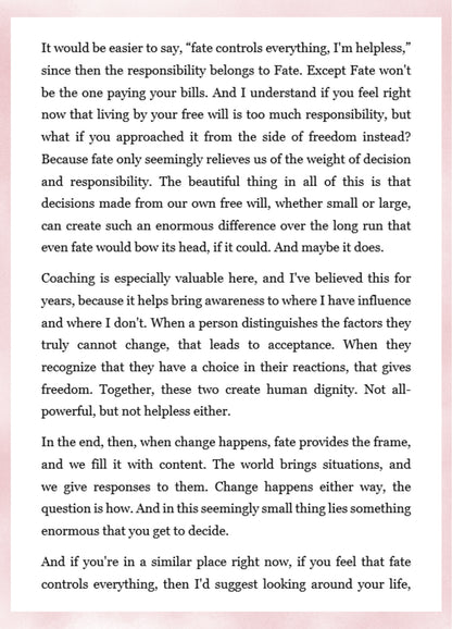 Dr. Eva Weisz: Fate or Free Will? (e-book)