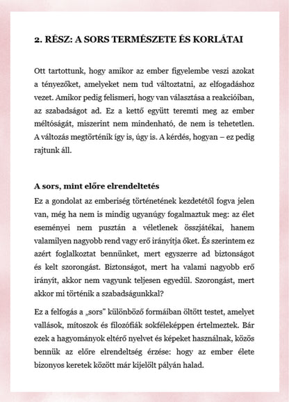 Dr. Weisz Éva: Sors vagy szabad akarat? (e-book)