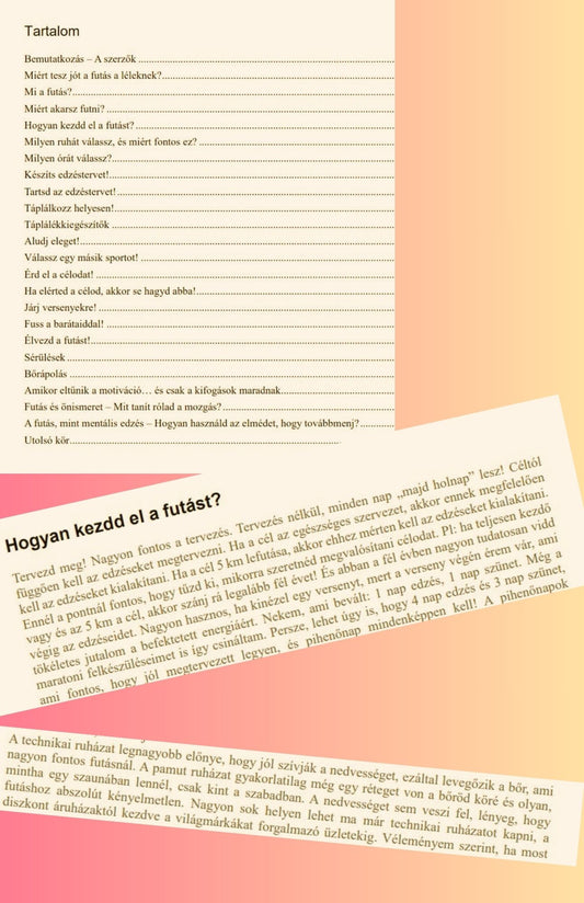 Tanulj meg futni! - Légy a saját futóedződ!