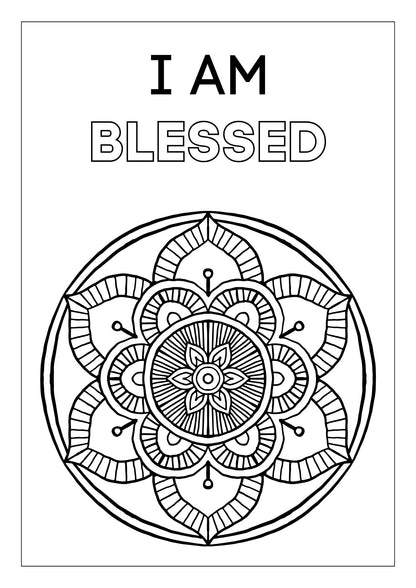 Positive Affirmations - Coloring Book