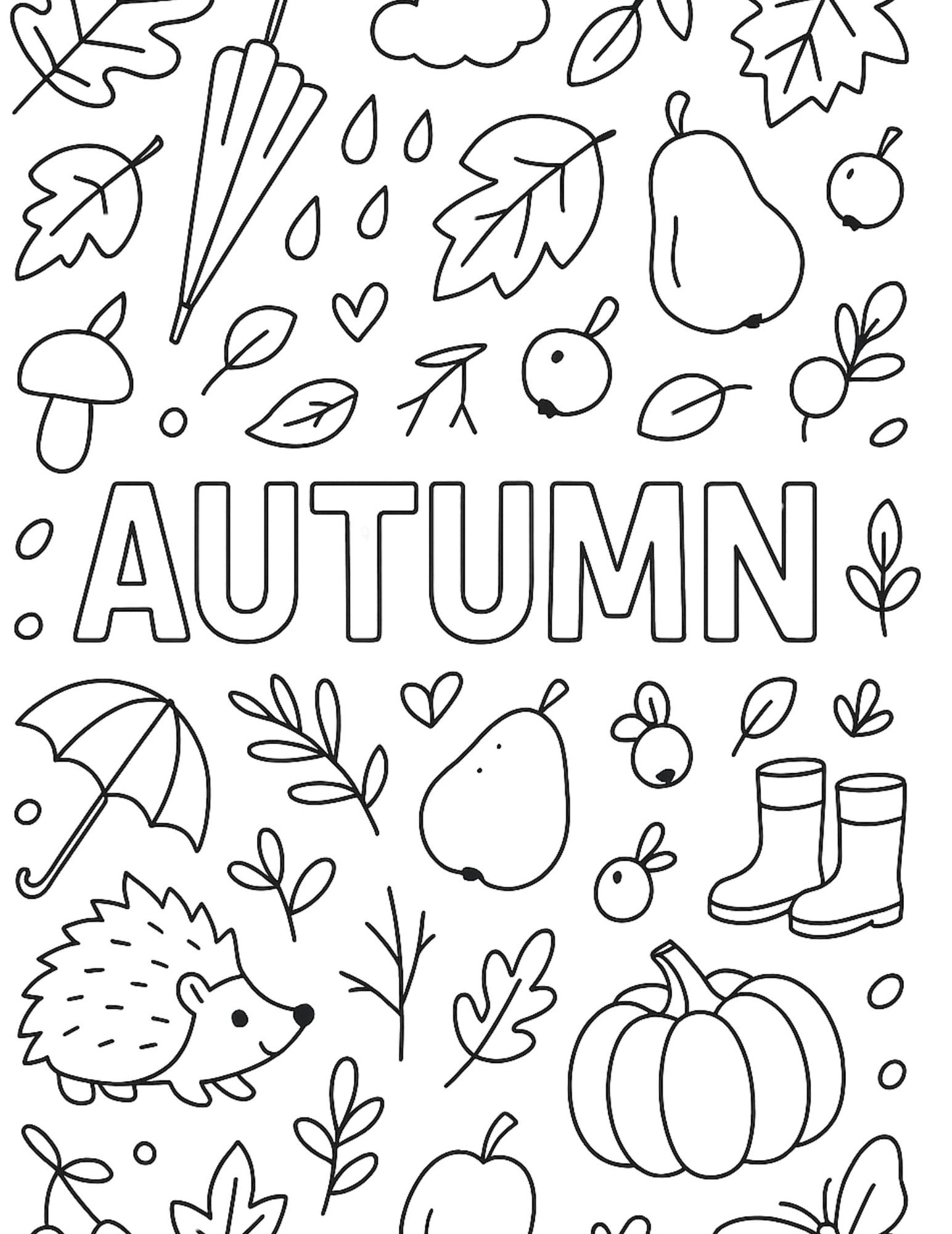Seasonal Elf  —  Coloring Pages for Kids Ages 4-10