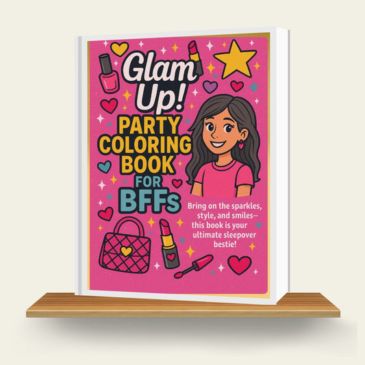Glam Up! Party Coloring Book for BFFs!