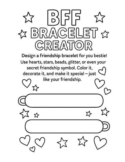 Glam Up! Party Coloring Book for BFFs!