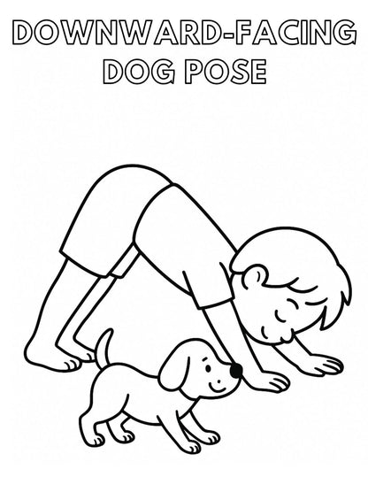 Kids Yoga with Animals - Playful Yoga Poses and Coloring Fun (Ages 3-10)