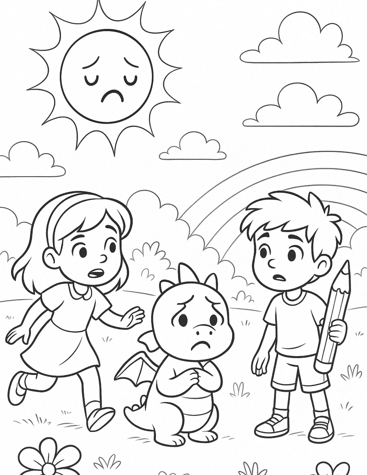 Save the Rainbow!  Through an Exciting Story, Color, Draw, Play, and Save the Colors!