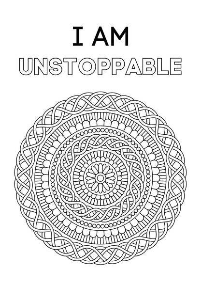 Positive Affirmations - Coloring Book
