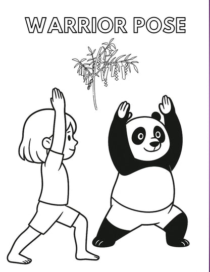 Kids Yoga with Animals - Playful Yoga Poses and Coloring Fun (Ages 3-10)