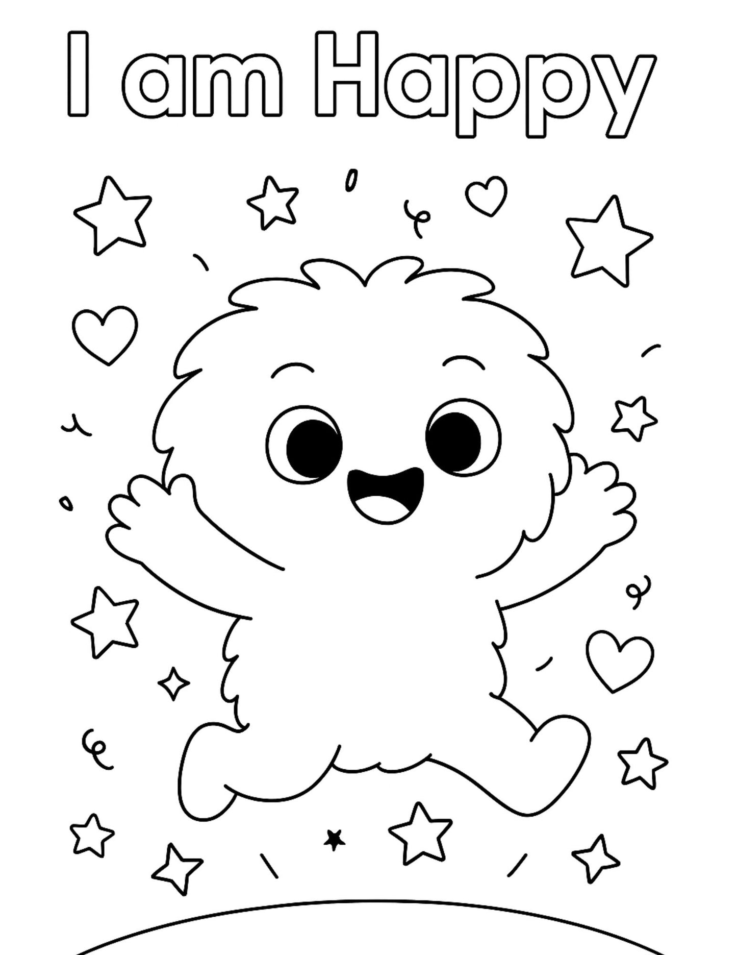 BE-YOU-tiful Me! Empowering Coloring Pages for Little Stars