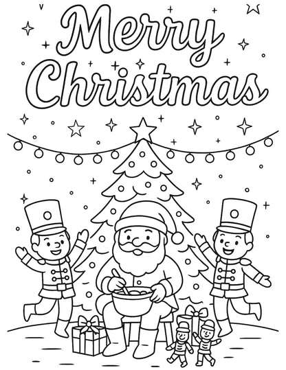 Free Cozy Christmas Coloring Pages