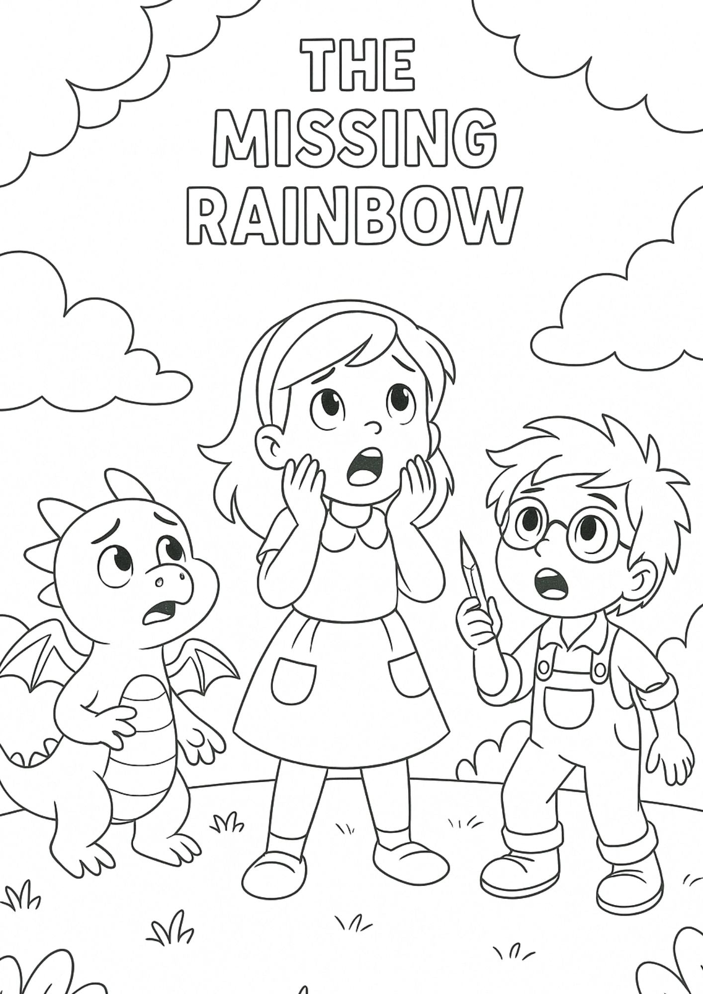 Save the Rainbow!  Through an Exciting Story, Color, Draw, Play, and Save the Colors!