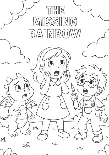 Save the Rainbow!  Through an Exciting Story, Color, Draw, Play, and Save the Colors!