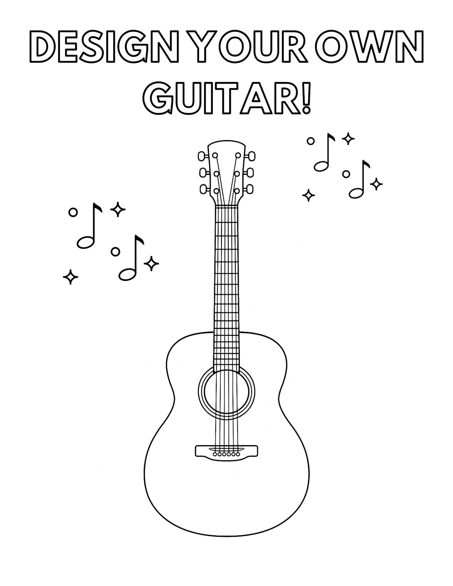 Musicland Adventures - Printable Coloring Pages for Little Musicians