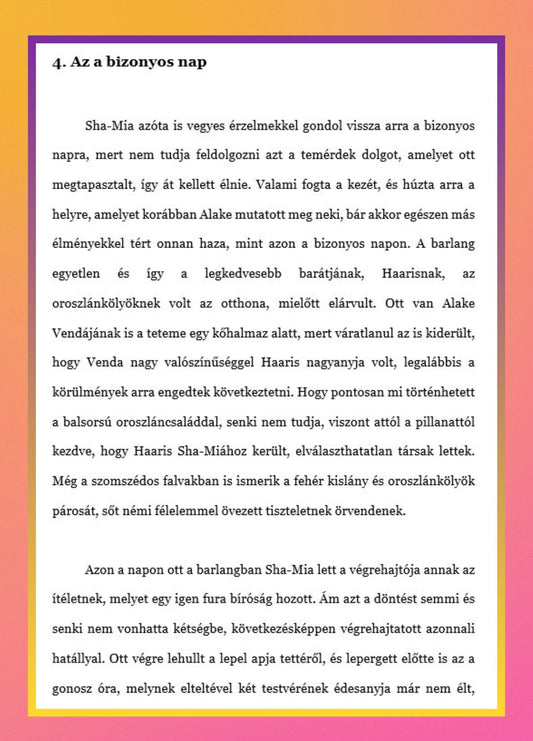 Erika Szudár: That Other Evil Hour (A Printed Book in Hungarian)
