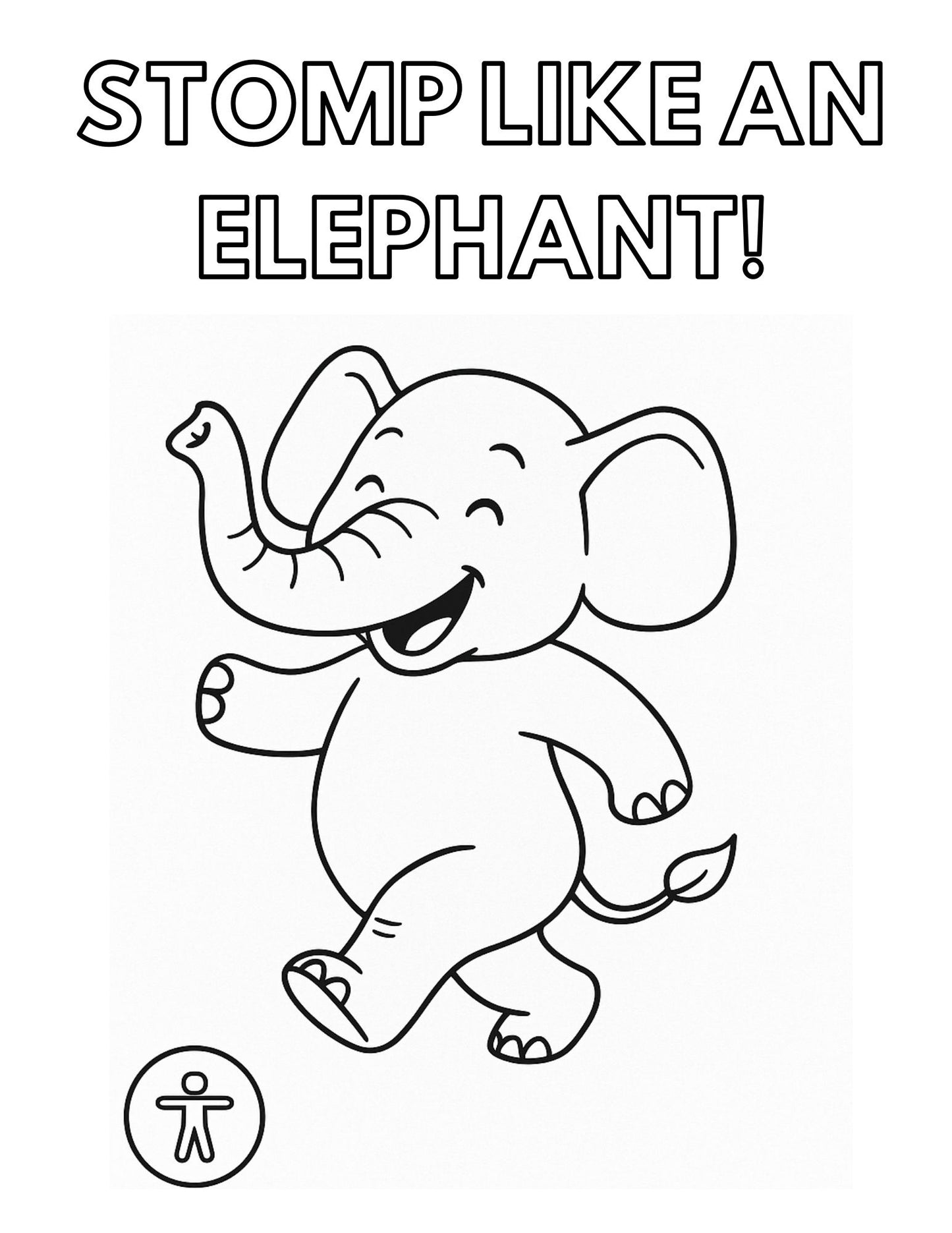 Let's Move Like Animals - Imitate the Movements of Anilmals Then Color Them!