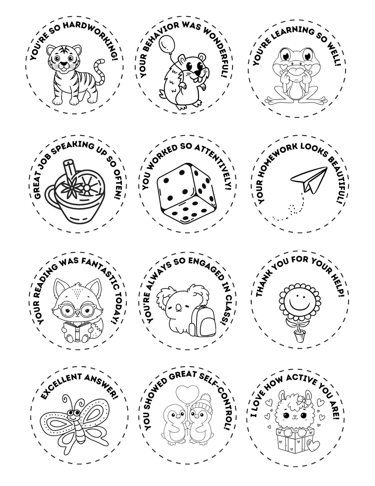 Reward Tokens for Teachers – 60 Free Printables!