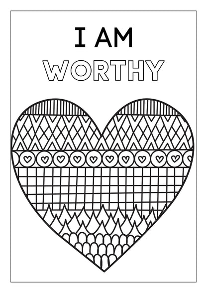 Positive Affirmations - Coloring Book