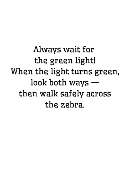 Road Safety Adventure - Coloring Pages