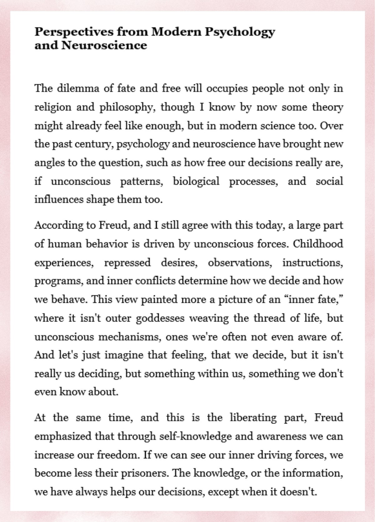 Dr. Eva Weisz: Fate or Free Will? (e-book)