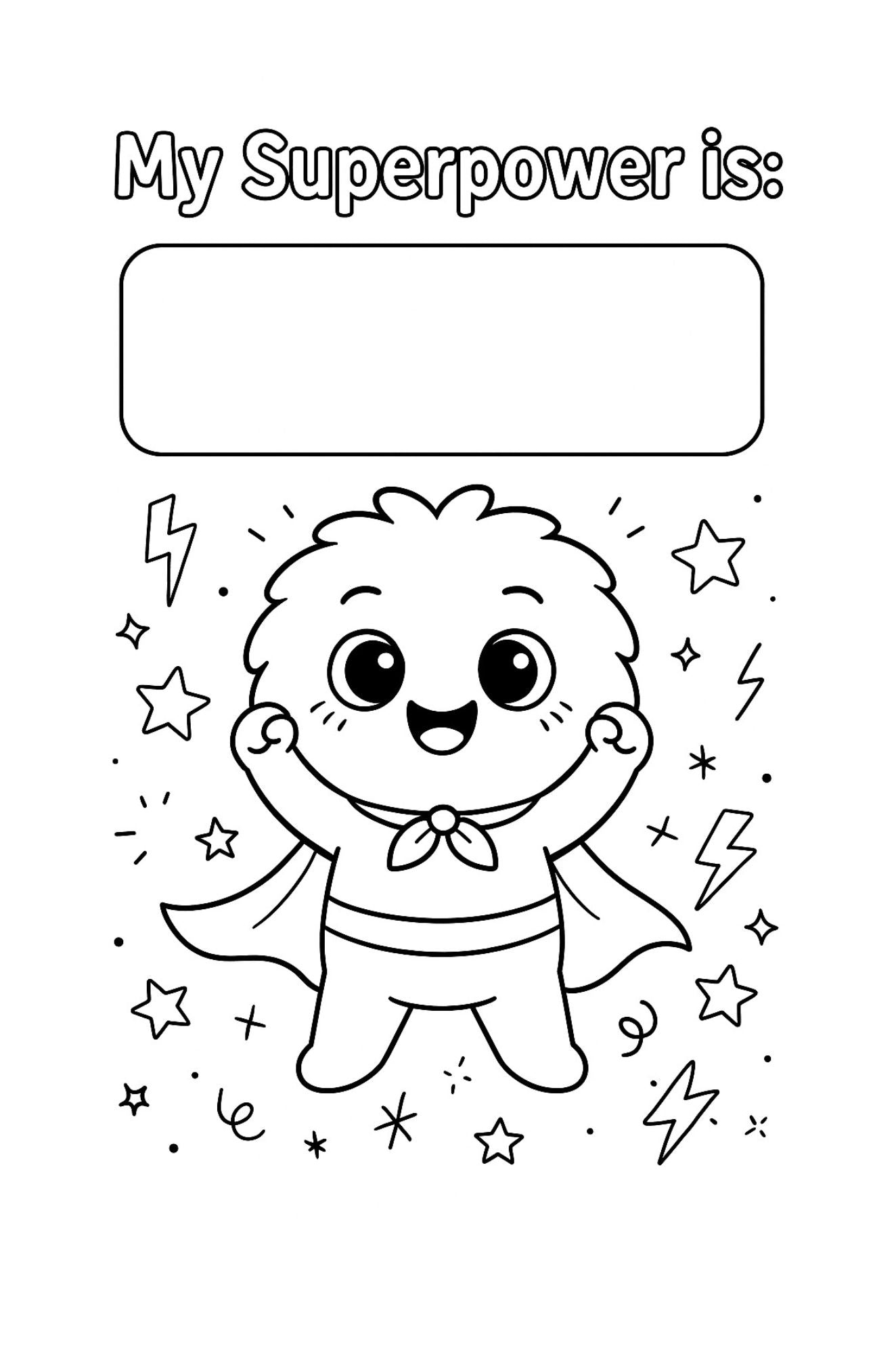 BE-YOU-tiful Me! Empowering Coloring Pages for Little Stars