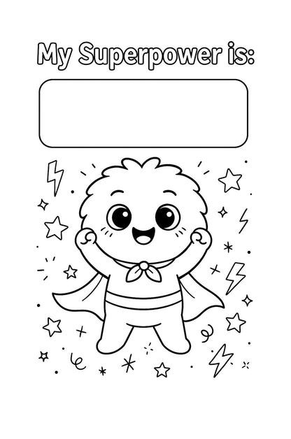 BE-YOU-tiful Me! Empowering Coloring Pages for Little Stars