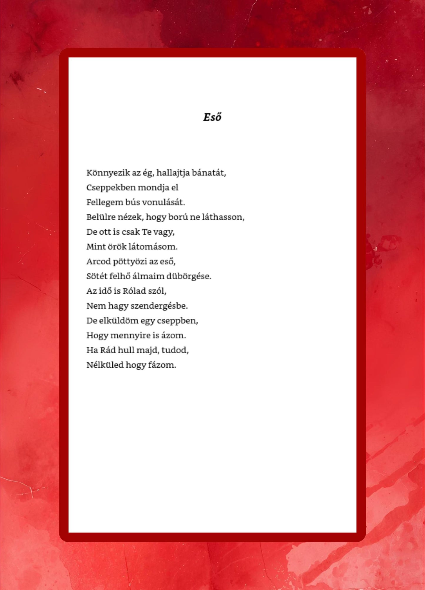 Gyulai Attila László: Testünk által, lelkünkön keresztül – Free Downloadable Poetry Collection (in Hungarian)