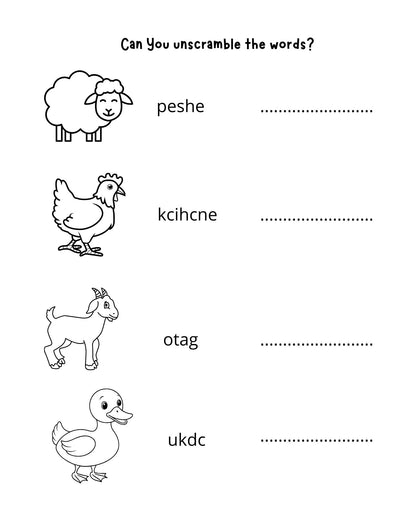 The Little Genious Challenge Book: Jumbo Activity Book for Kids Ages 4-8