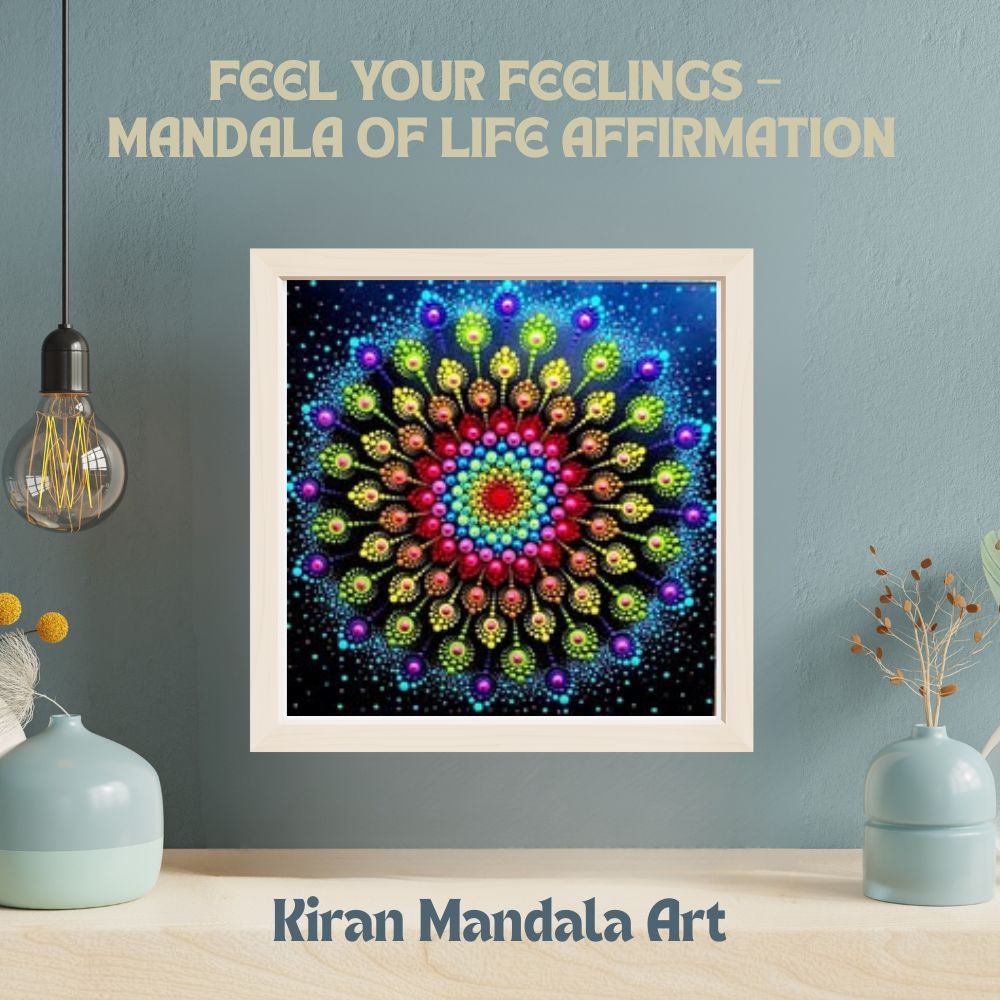 Hand-Painted Mandala