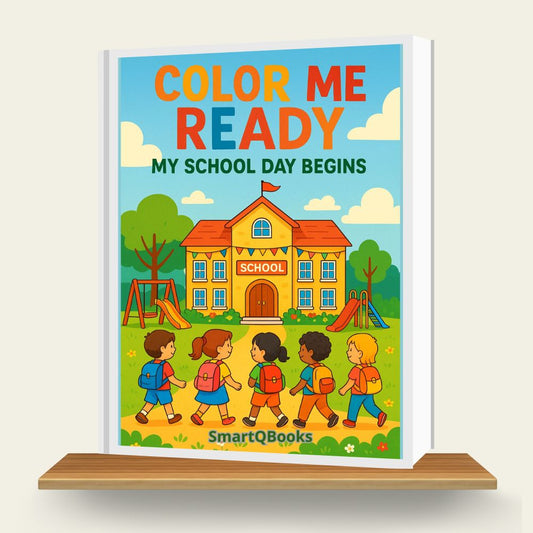 Color Me Ready - My School Day Begins - Printable Coloring Pages