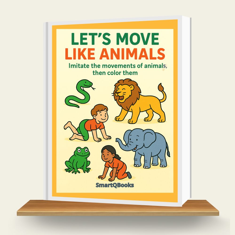 Let's Move Like Animals - Imitate the Movements of Anilmals Then Color Them!