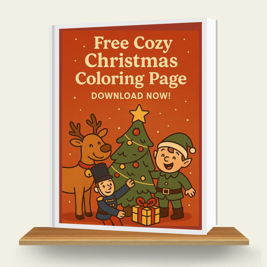 Free Cozy Christmas Coloring Pages