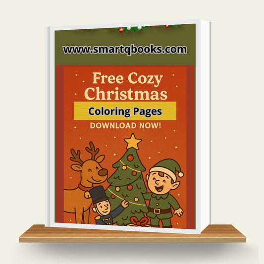 Free Cozy Christmas Coloring Pages - Just add to your cart and checkout—it's $0!