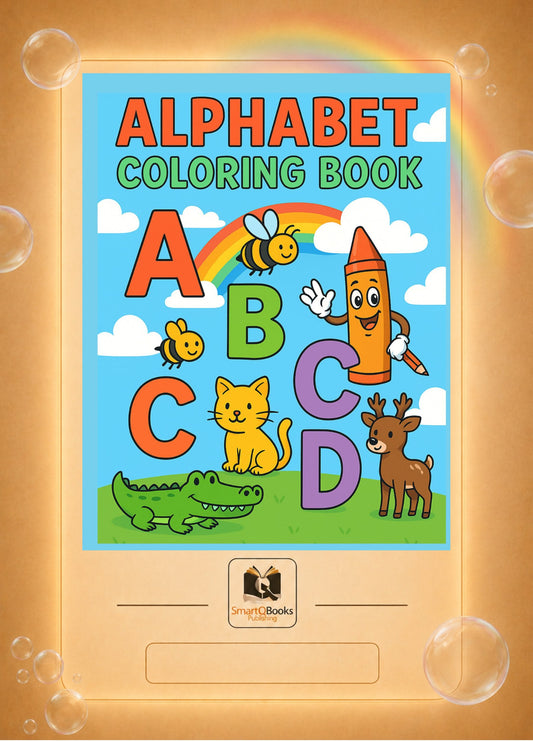 Alphabet Coloring Book - Printable A–Z Coloring Fun for Kids Ages 4-8