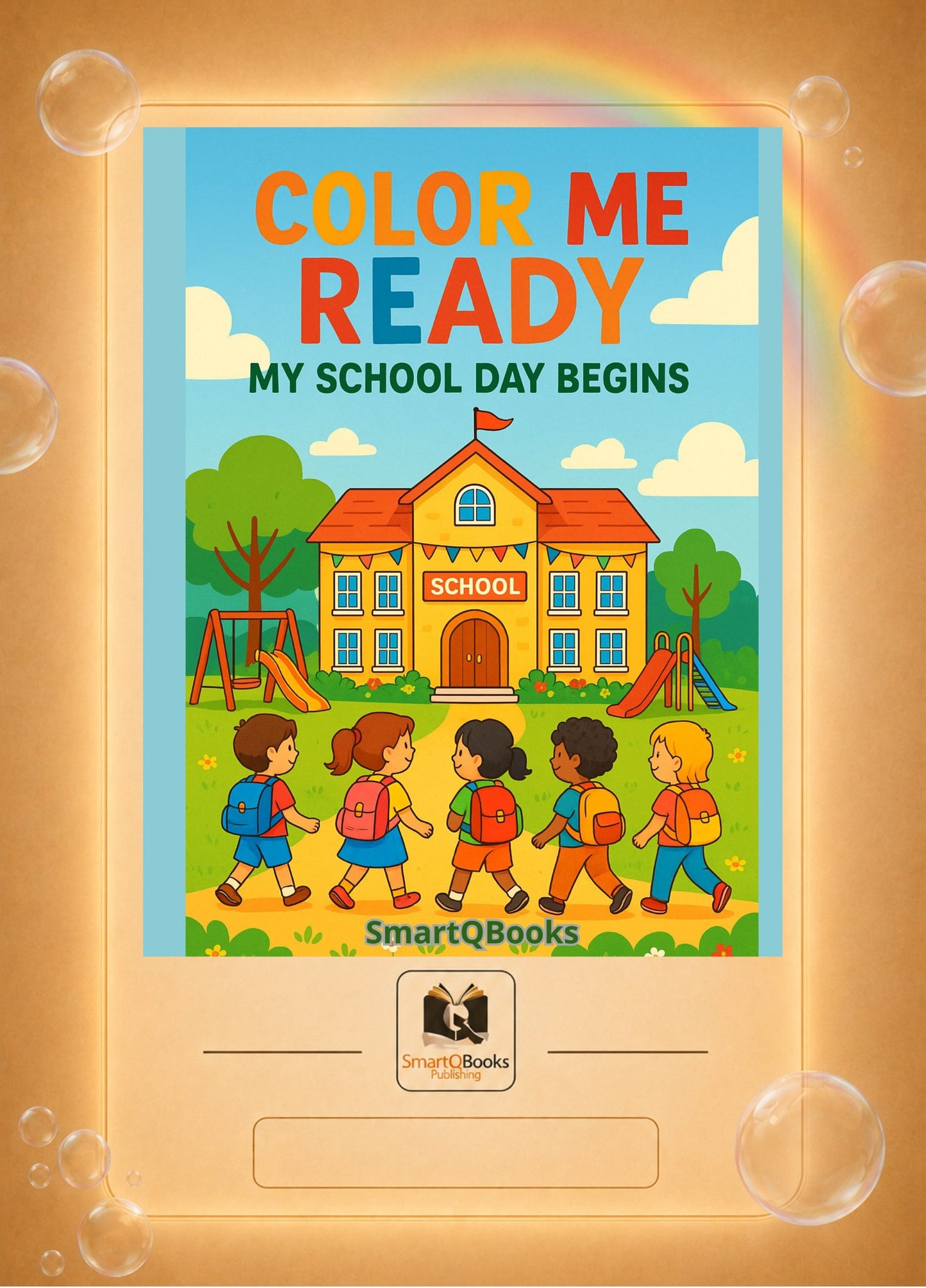 Color Me Ready - My School Day Begins - Printable Coloring Pages