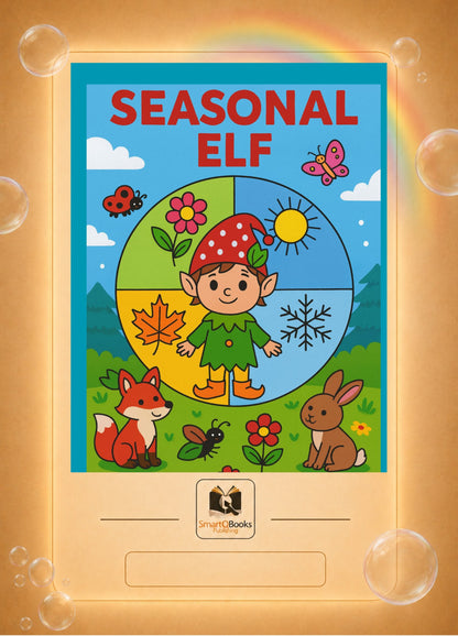 Seasonal Elf  —  Coloring Pages for Kids Ages 4-10