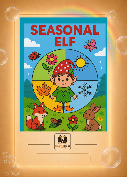 Seasonal Elf  —  Coloring Pages for Kids Ages 4-10