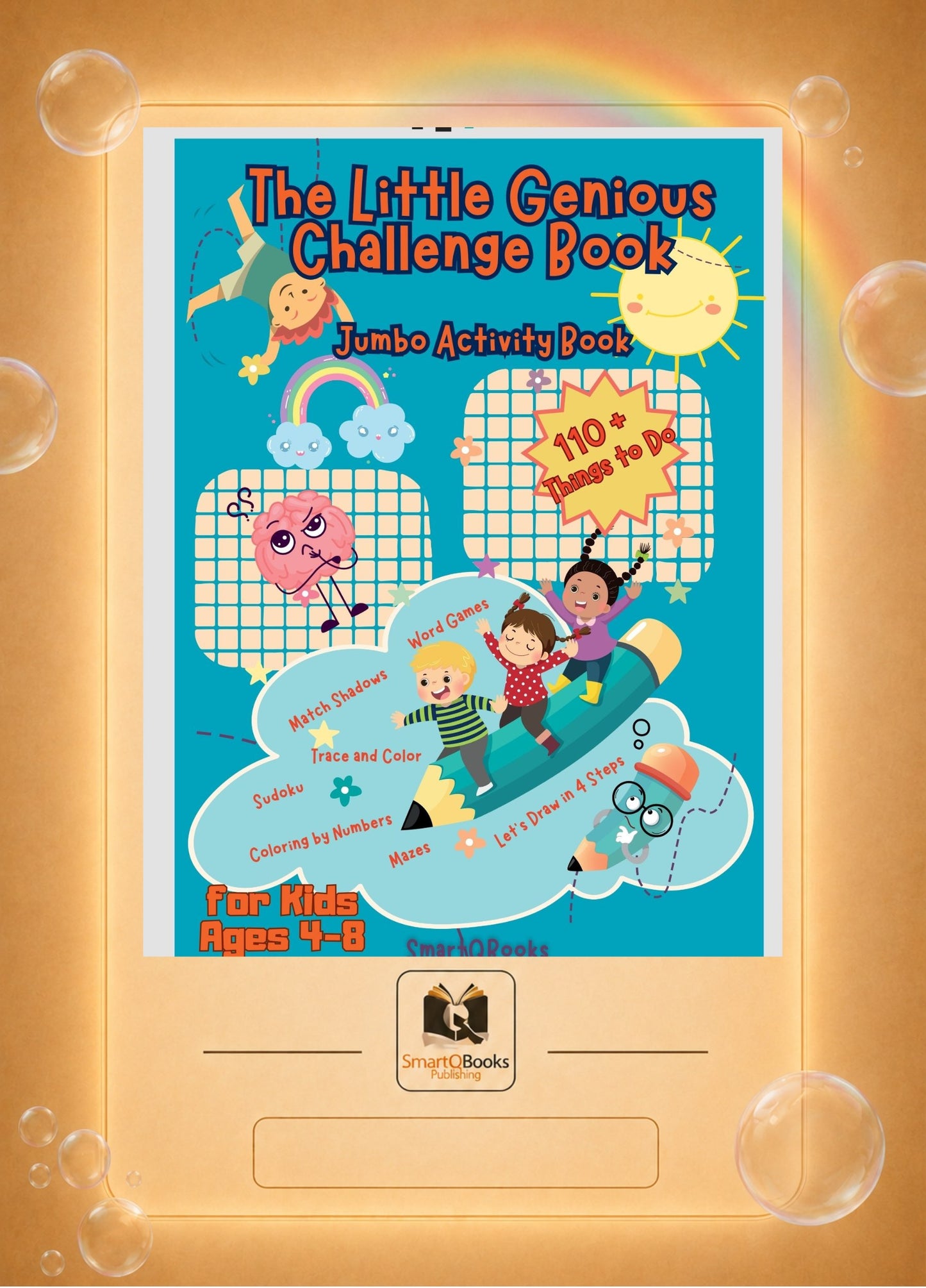 The Little Genious Challenge Book: Jumbo Activity Book for Kids Ages 4-8