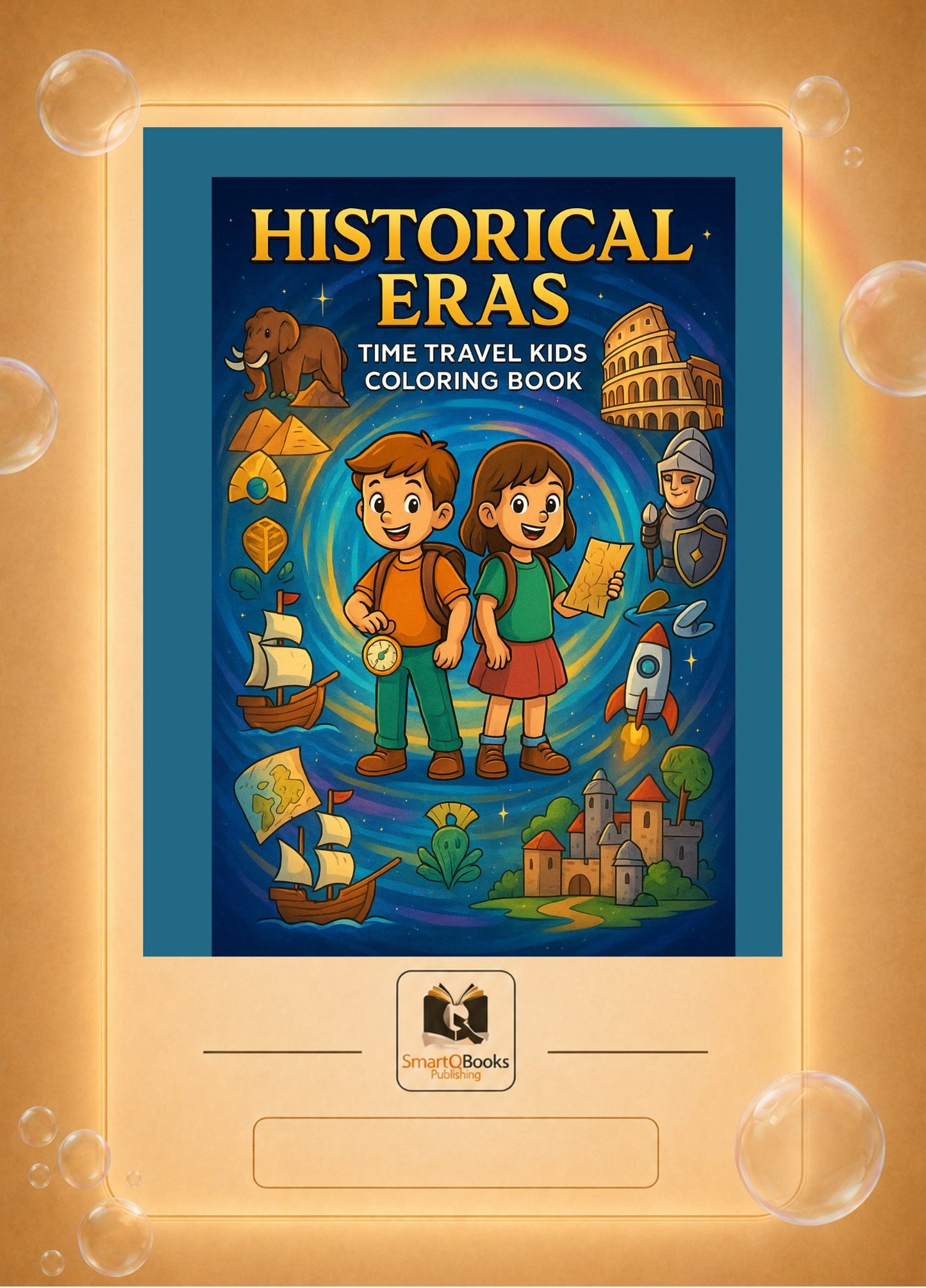 Historical Eras - Time Travel Kids Coloring Book