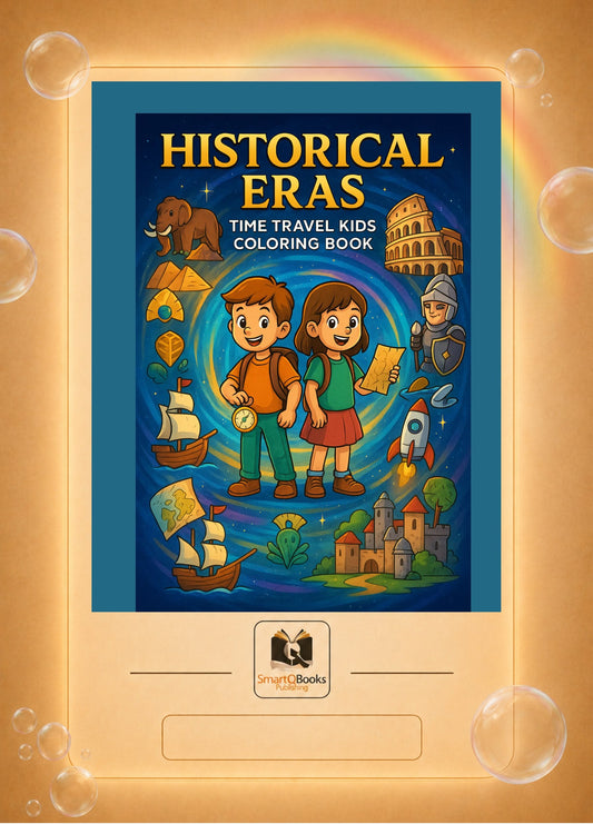 Historical Eras - Time Travel Kids Coloring Book