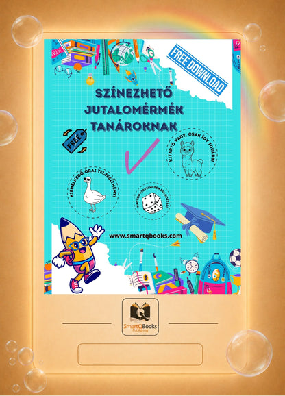 Hungarian Color-Your-Own Reward Tokens for Teachers — Free Printables