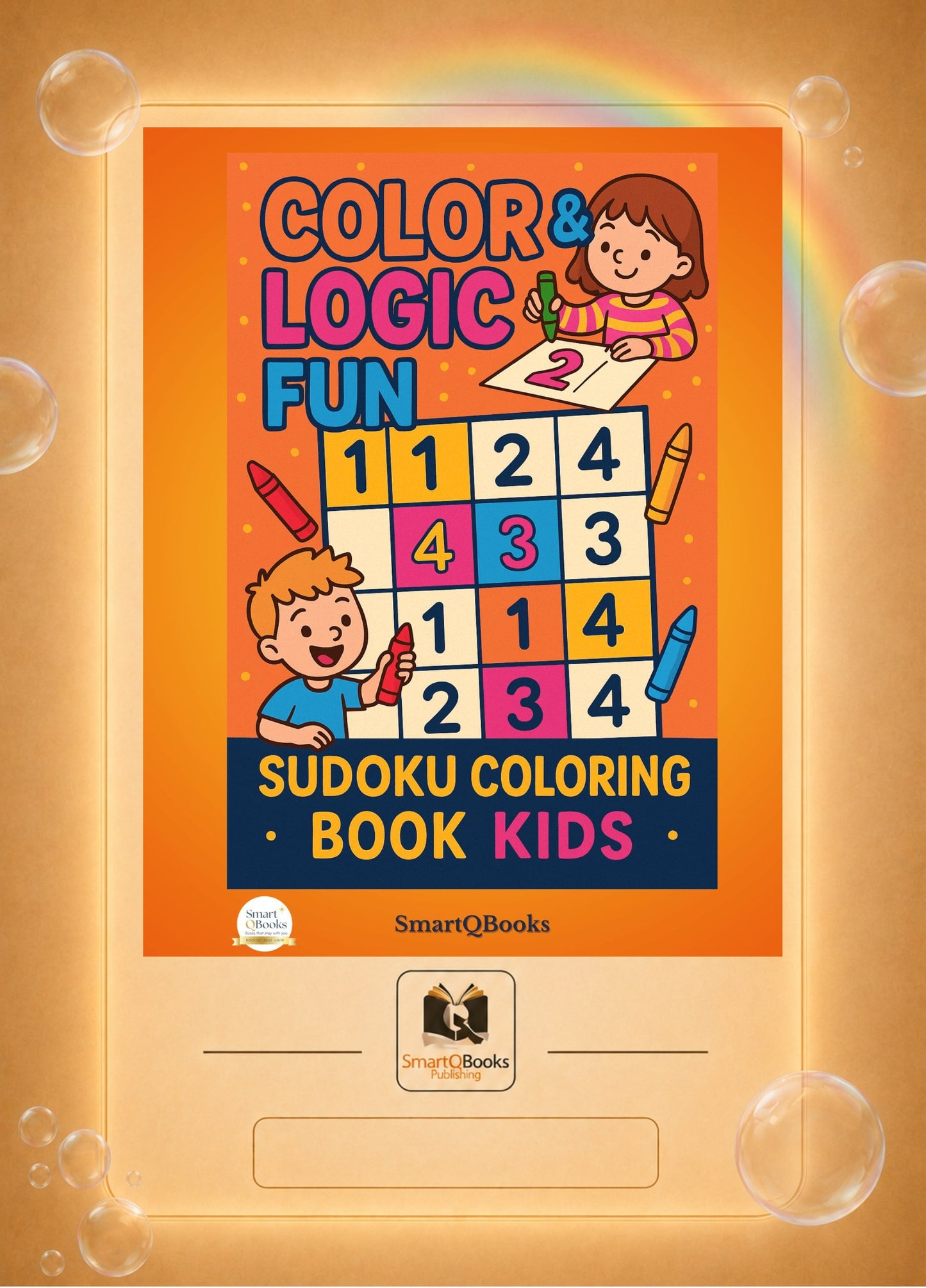 Color & Logic Fun - Printable Sudoku and Coloring Pages for Kids