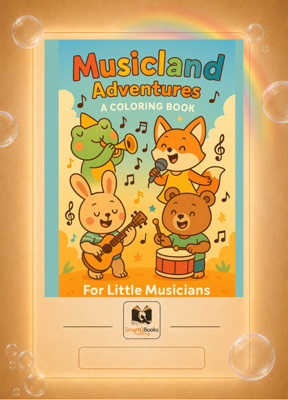 Musicland Adventures - Printable Coloring Pages for Little Musicians