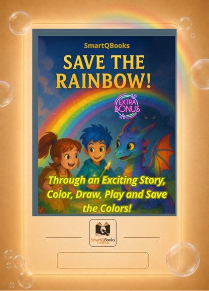 Save the Rainbow!  Through an Exciting Story, Color, Draw, Play, and Save the Colors!
