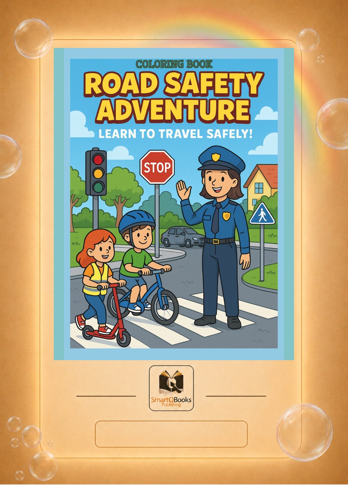 Road Safety Adventure - Coloring Pages