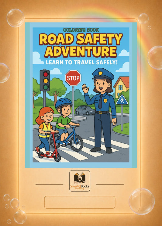 Road Safety Adventure - Coloring Pages