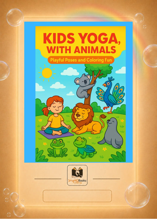 Kids Yoga with Animals - Playful Yoga Poses and Coloring Fun (Ages 3-10)